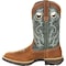 Durango Western Boot, 8 W, Leather, 12 in H, Saddlehorn/Clover DDB0131 - alternate 5
